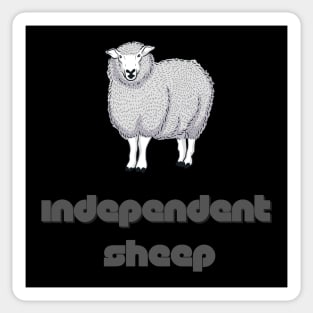 Independent sheep Sticker